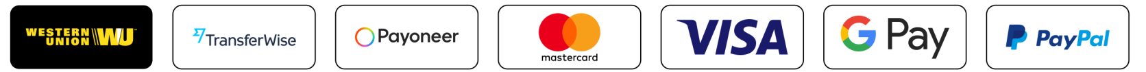Online payment gateway options graphic