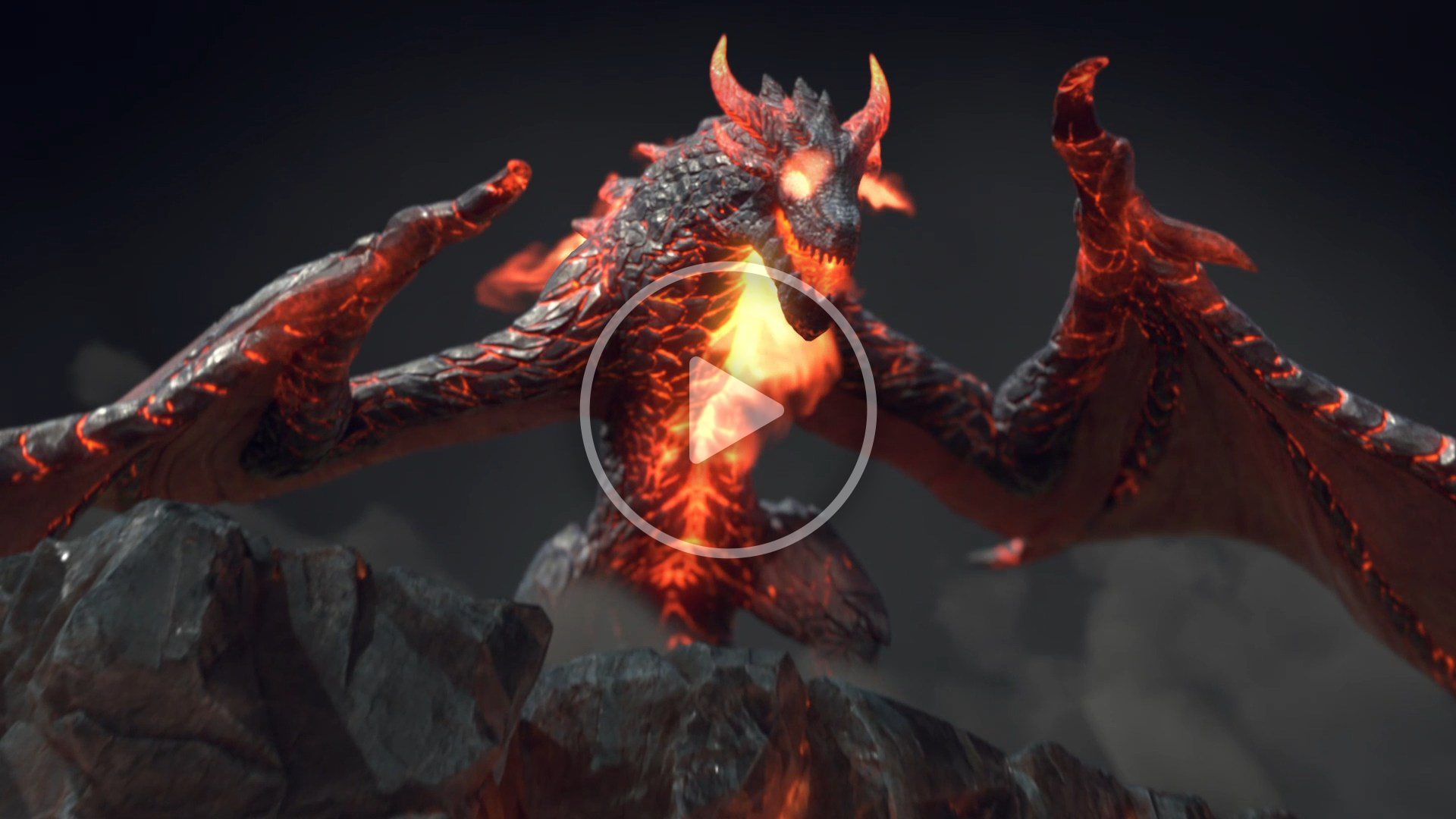 Fire Dragon Logo Intro - DM 0074