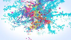 Colorful Cubes Logo Reveal