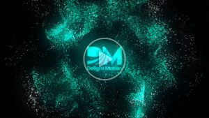 Colorful Particle Logo Intro