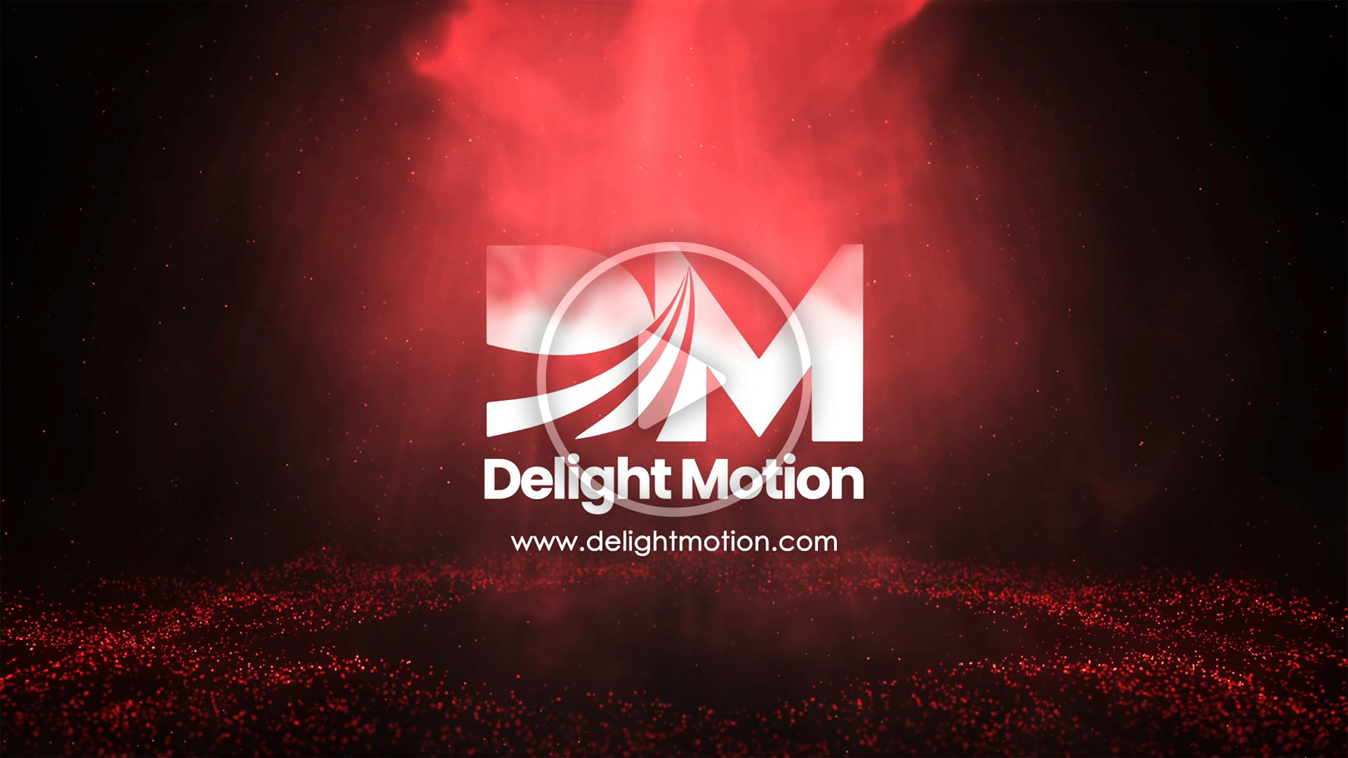 Red Particle Eagle Logo Reveal