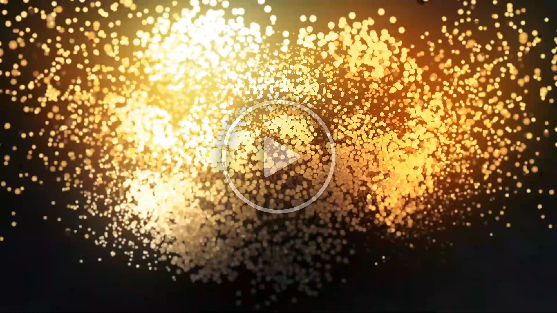 Gold Sparkle Logo Intro