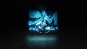 Glitch  Lighting Logo Intro