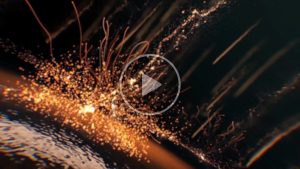 Particle Rain Logo Intro