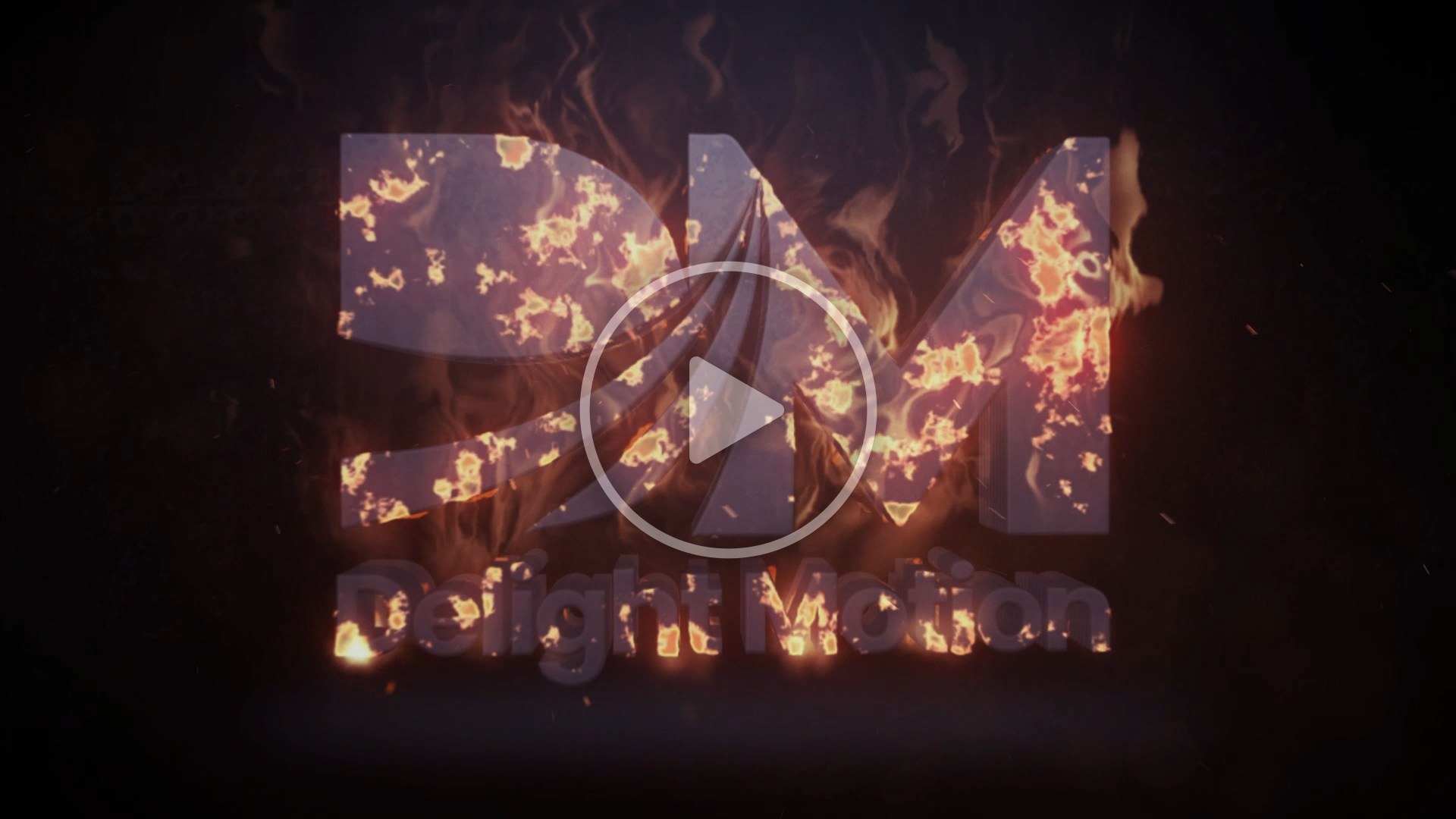 Fire Logo Smoke Animation