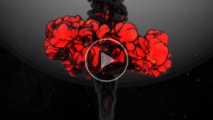 Fire Smoke Collision Logo Intro