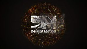Gold Particle Logo Animation