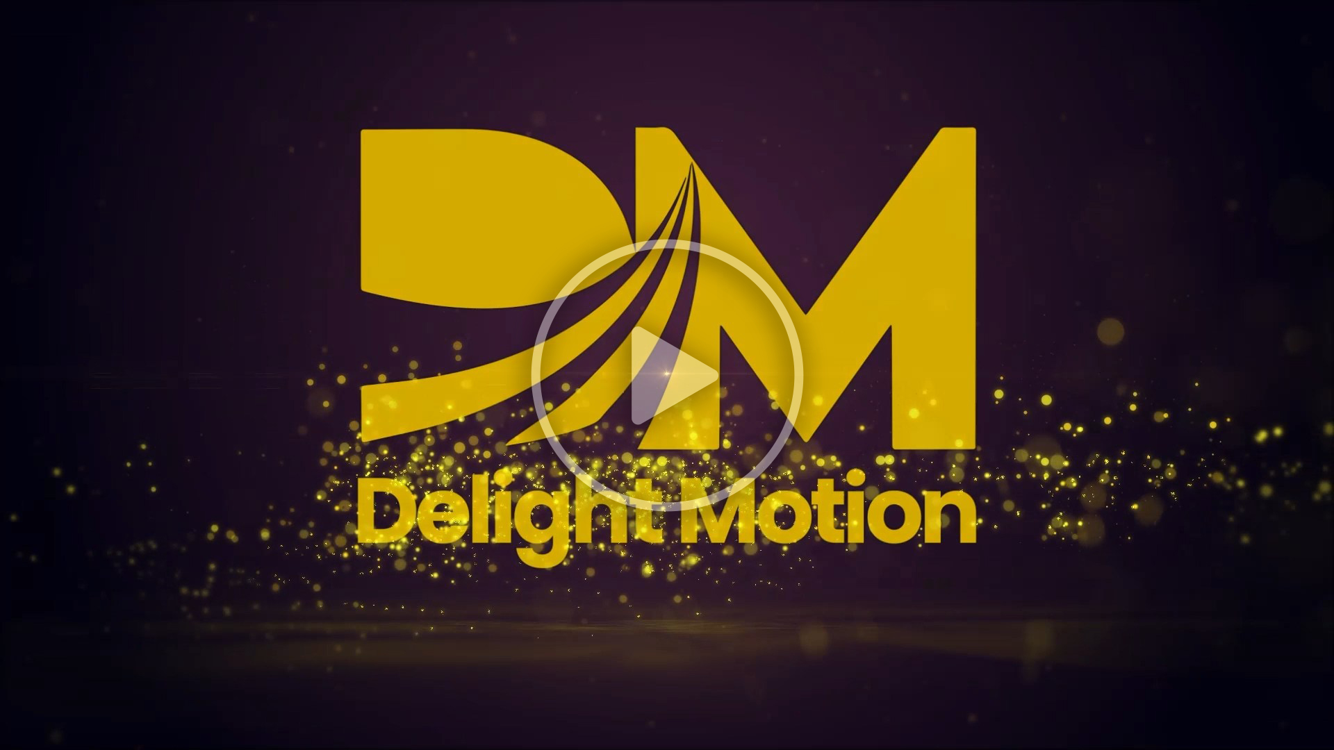 Gold Particle Logo Animation