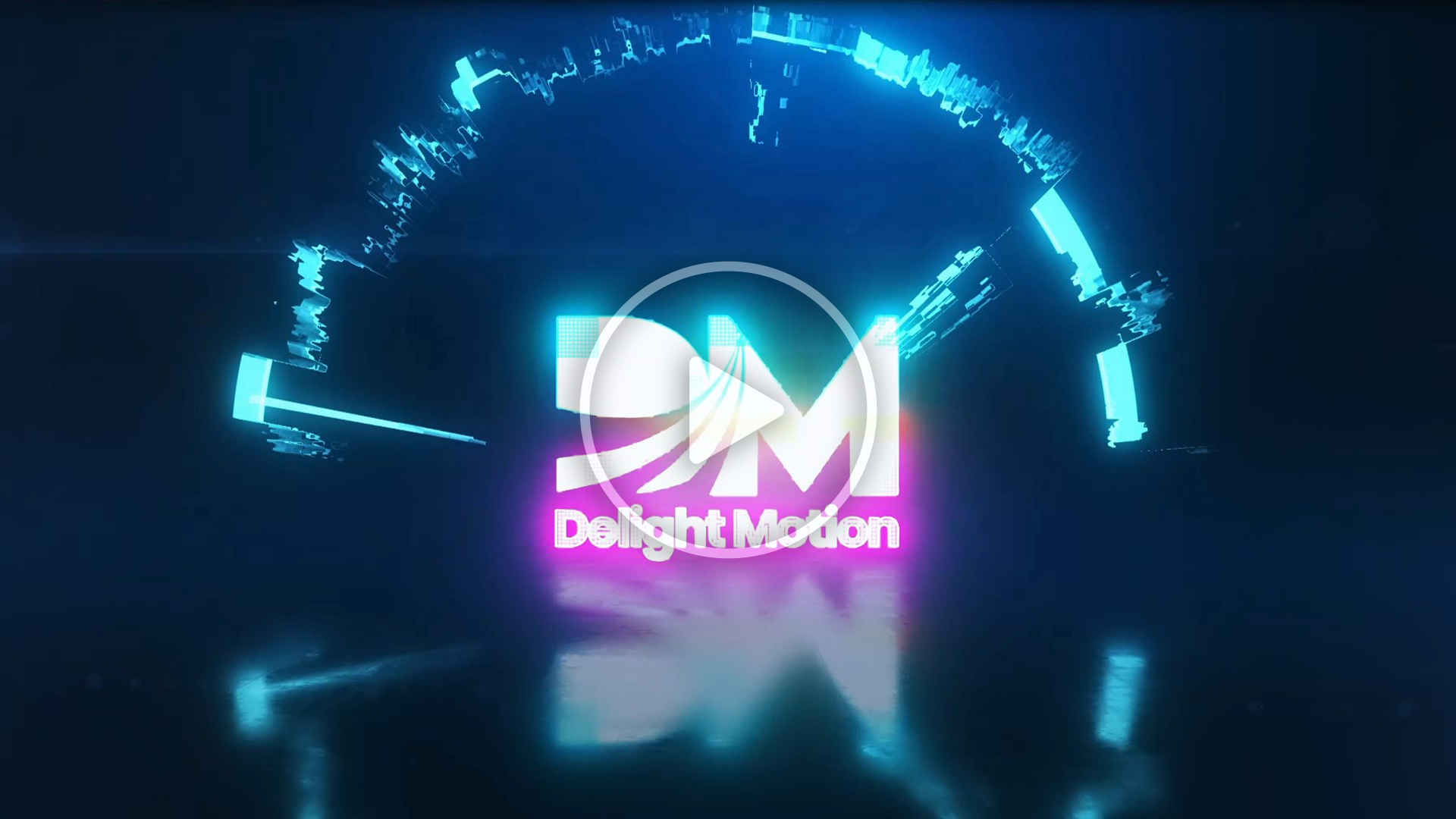 Glitch  Lighting Logo Intro