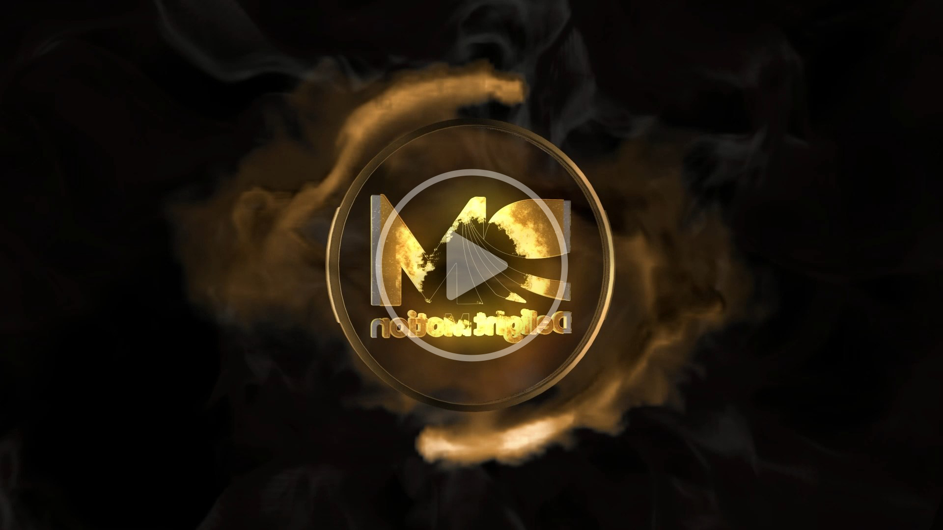Gold Smoke Logo Intro
