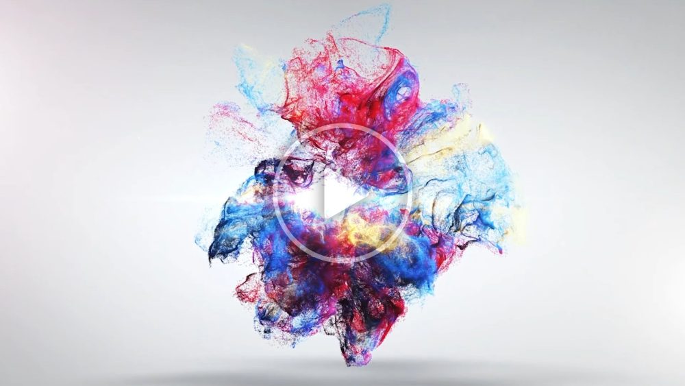 Coloful Liquid Logo Animation