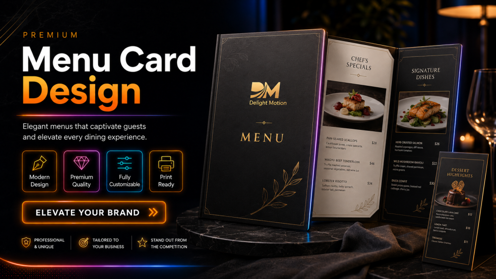 Menu Card Design