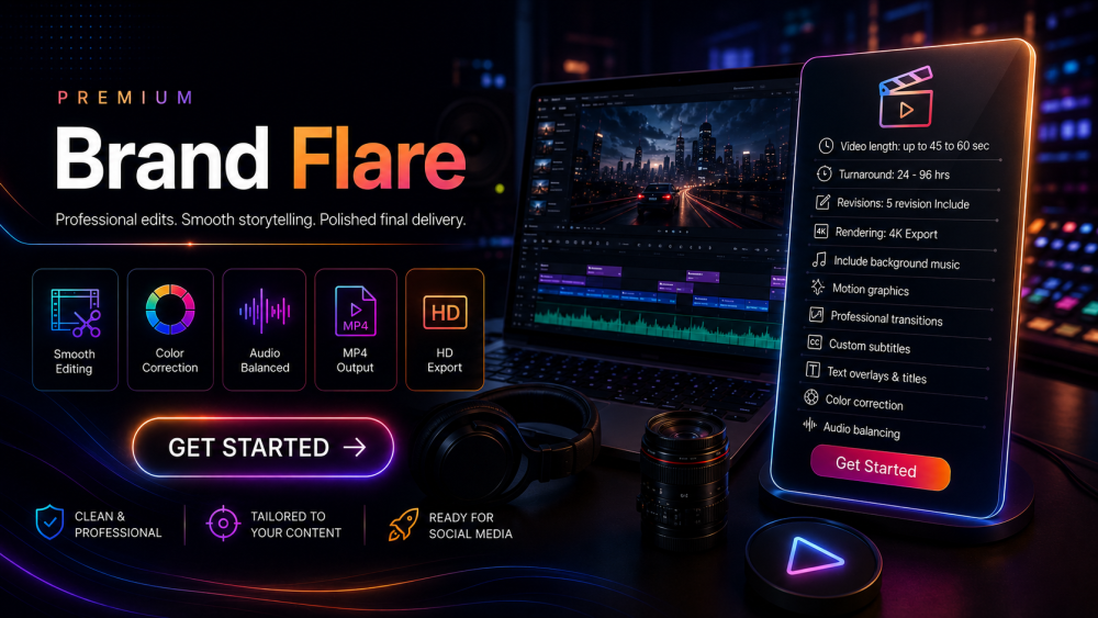 Video Editing – Brand Flare