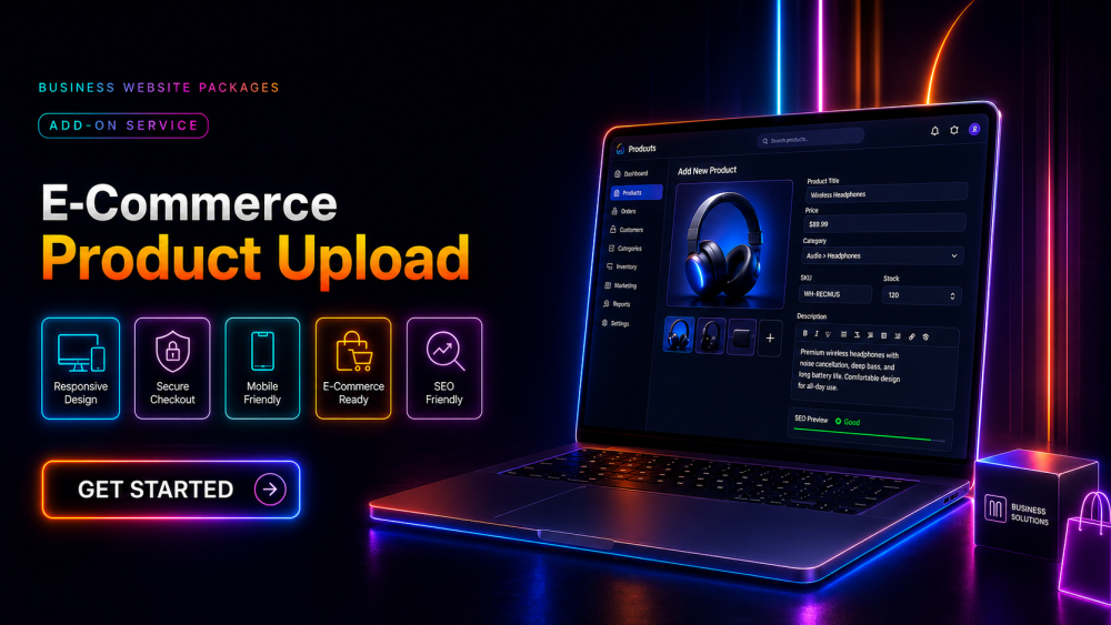 E-Commerce Product Upload