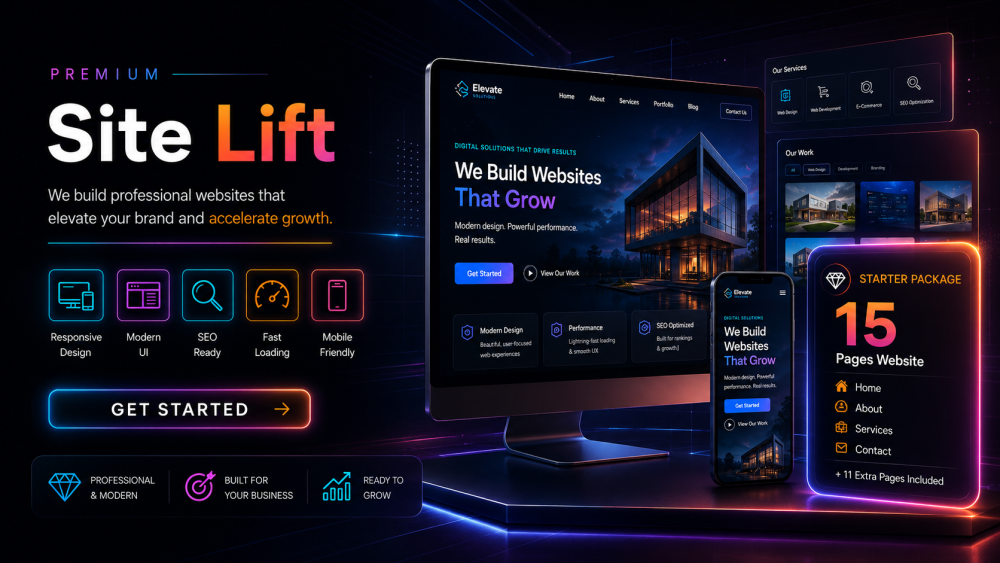 Business Website Design – Site Lift