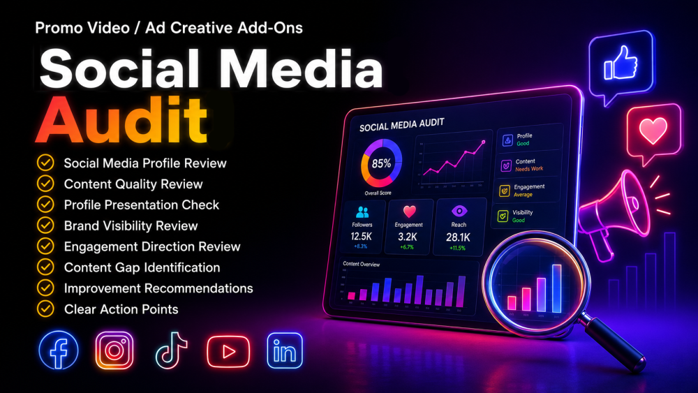Social Strategy & Audit Add-Ons - Social Media Audit