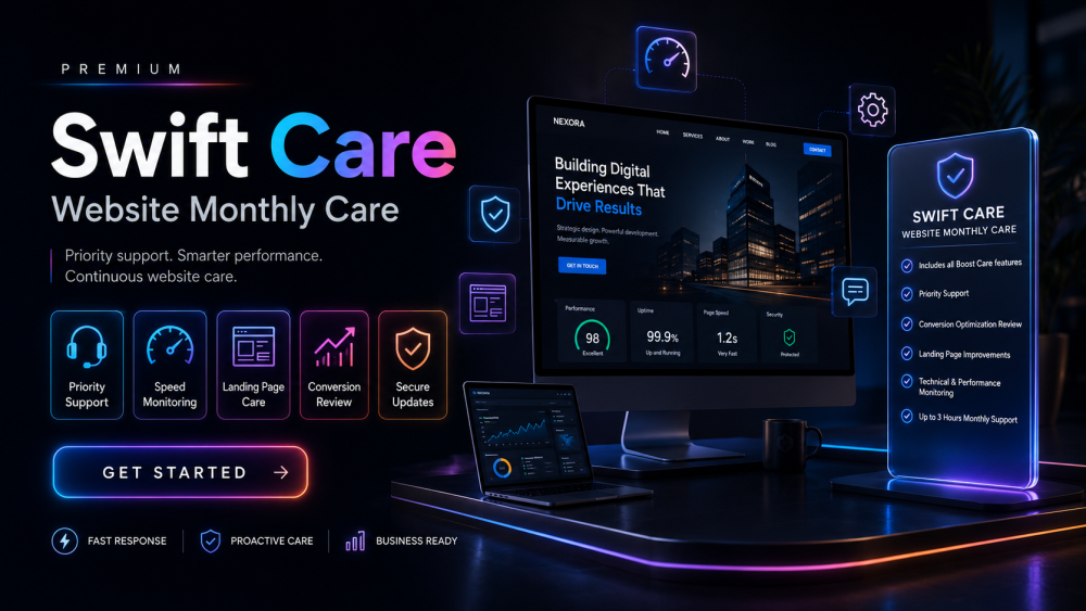 Website Monthly Care – Swift Care