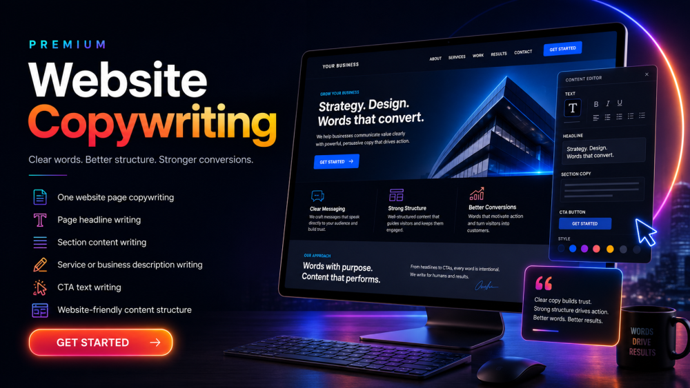 Website Copywriting - Per Page