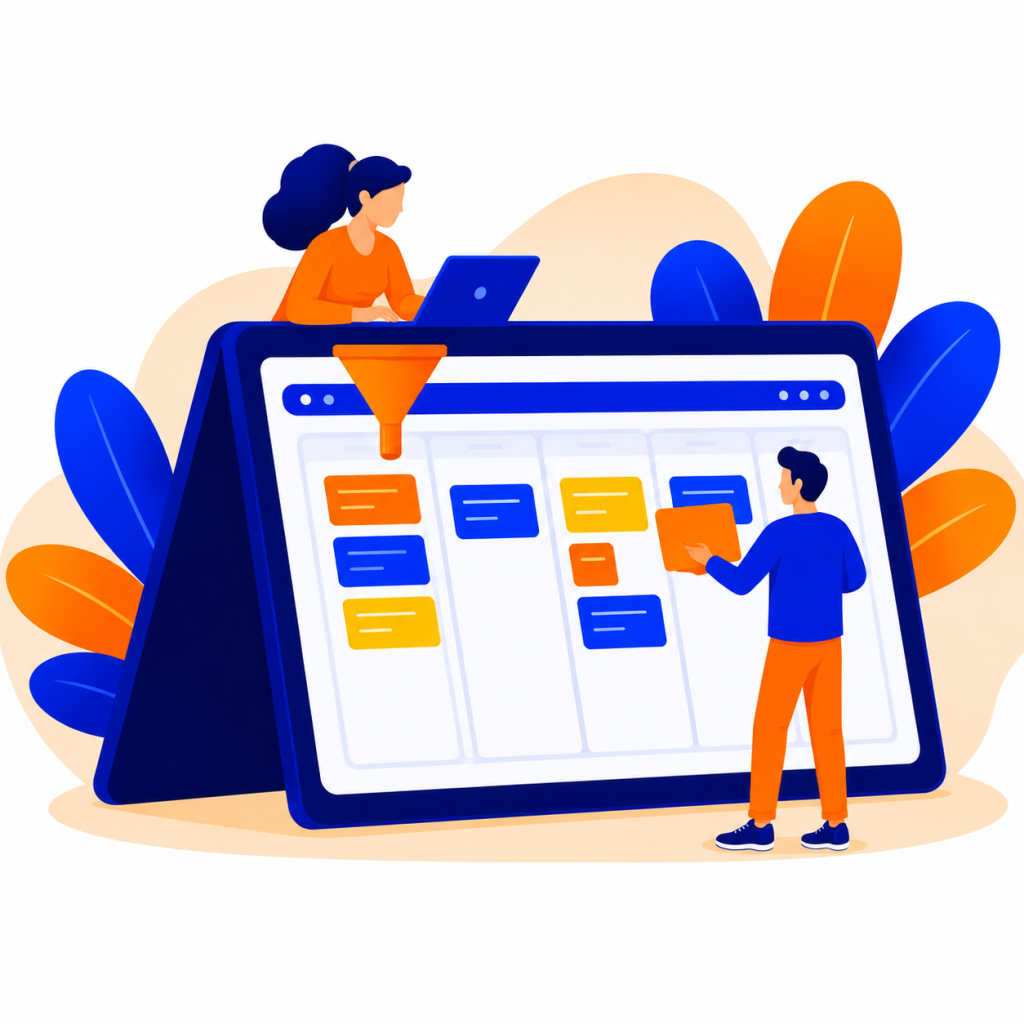 Event and wedding planning business illustration