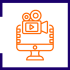 Video editing and media production service illustration