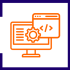 Website design and development service illustration